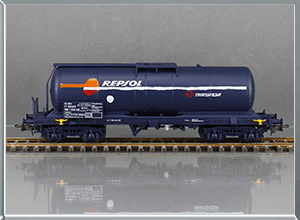 Vagón cisterna Tipo Uahs REPSOL - Renfe
